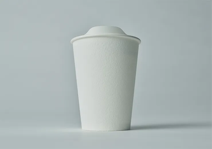 竹尾ペーパーショウから<br>生まれた stacking paper lid
