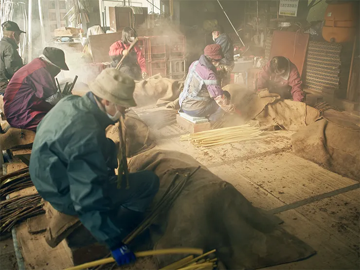 大子那須楮<span style="font-size: 0.75rem">（だいごなすこうぞ）</span>
表皮剥き