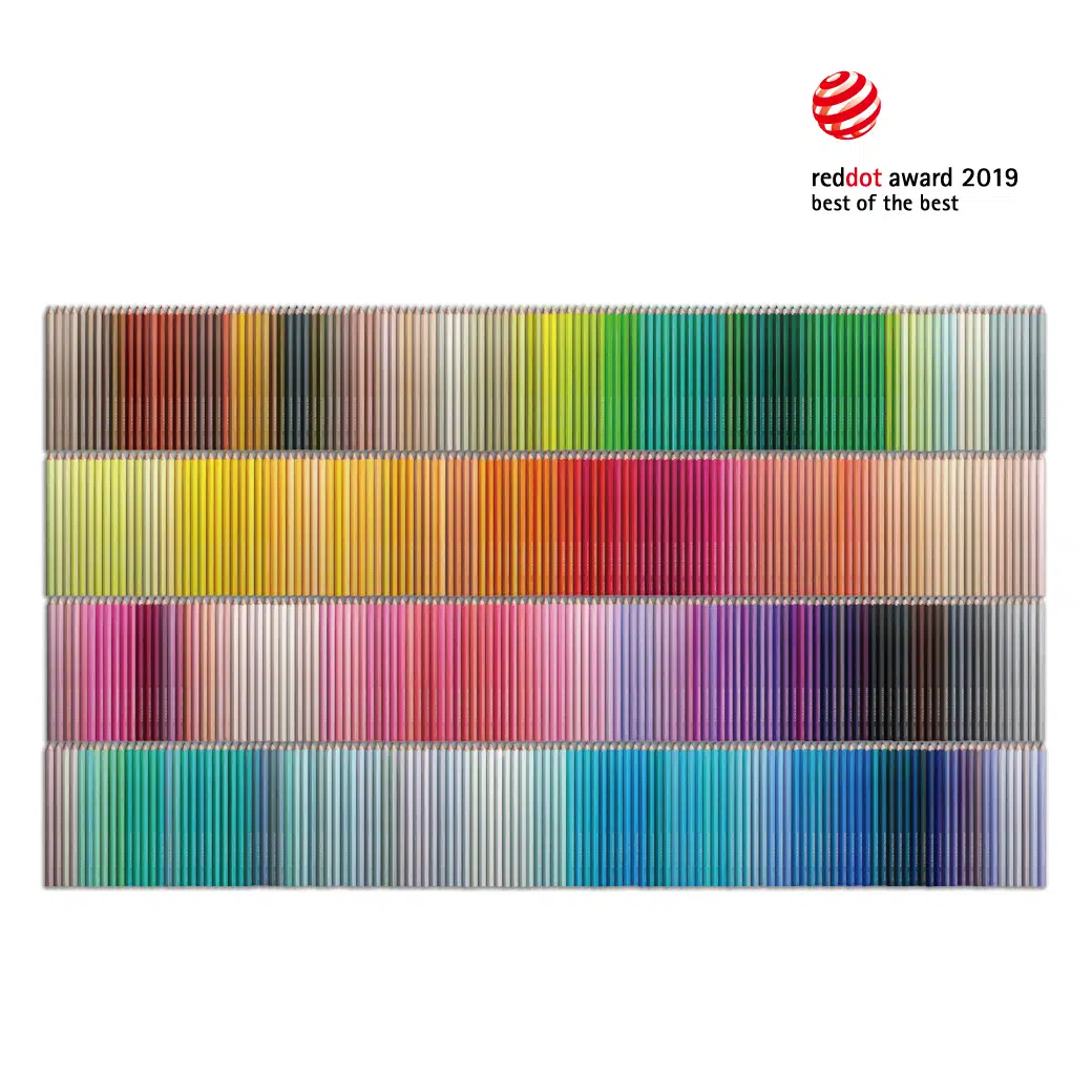 500色の色えんぴつと500種類の紙セット