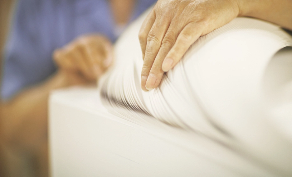 現在も目視による検品で品質を確保する